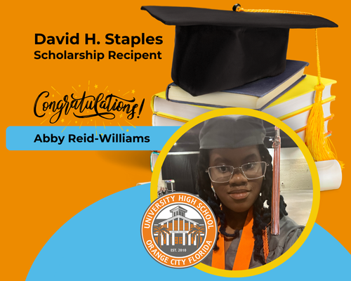 Abby Reid-Williams David H. Staples 2025 Scholarship Recipient